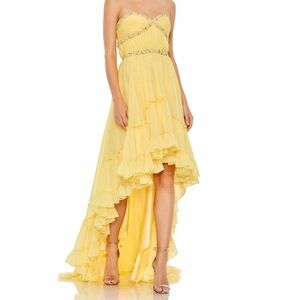 Mac Duggal 68098 Strapless High Low Dress